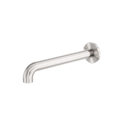 Zen Ss316L Round Basin/Bath Spout Only 185Mm - Brushed Nickel